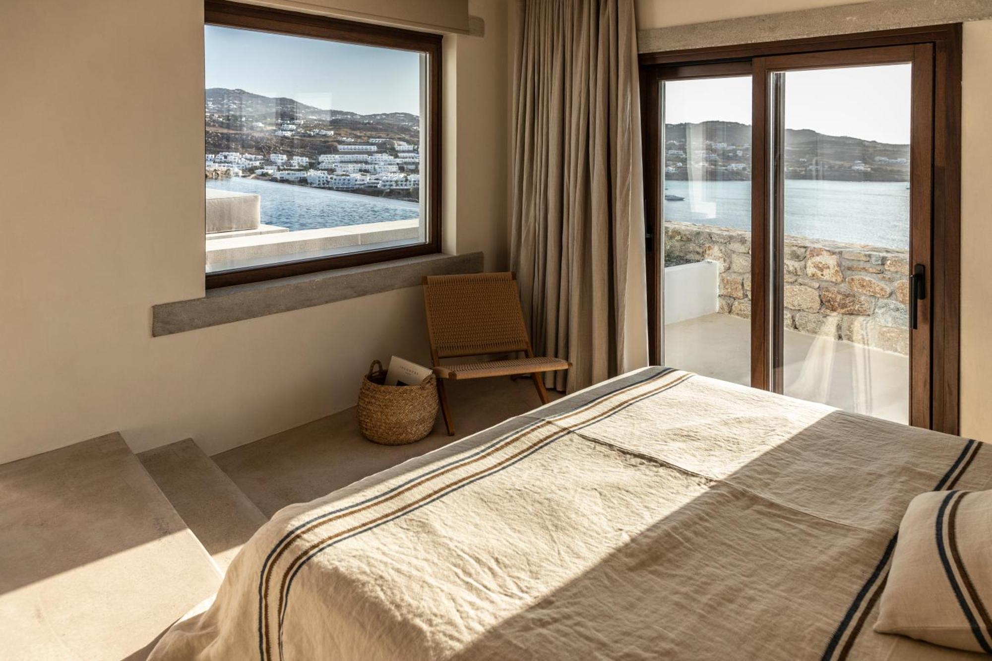 The Skyvilla Mykonos - A Landmark Property With Breathtaking Views Of The Psarou Bay Mykonos Town Exterior foto
